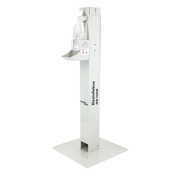 Touch disinfection stand for disinfection
