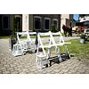 Wooden folding chair Smart II - white